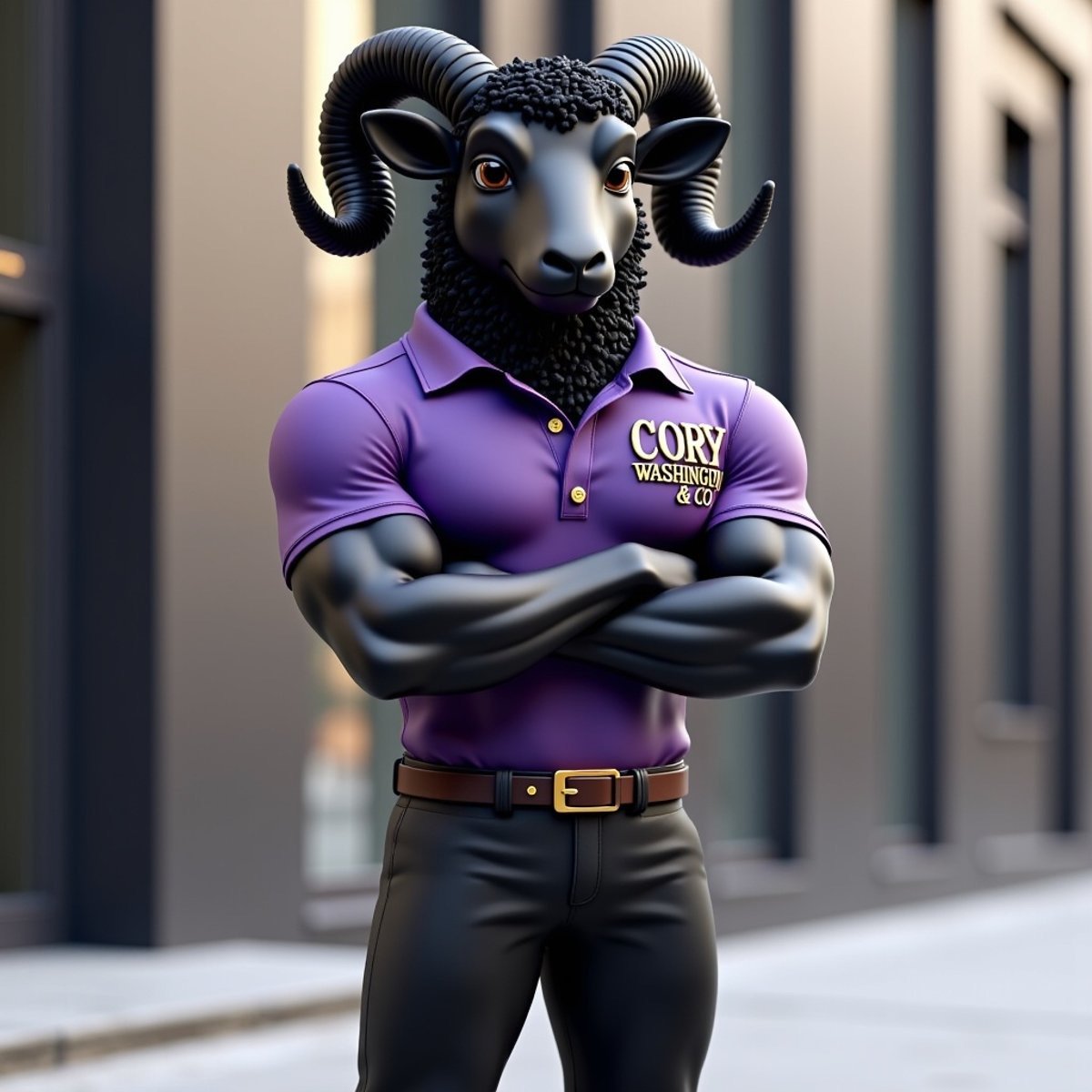 Valor, the Cory Washington & Co. mascot